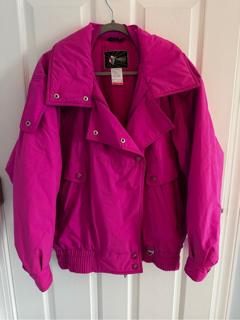 Tyrolia Hot Pink Vintage Ski Jacket